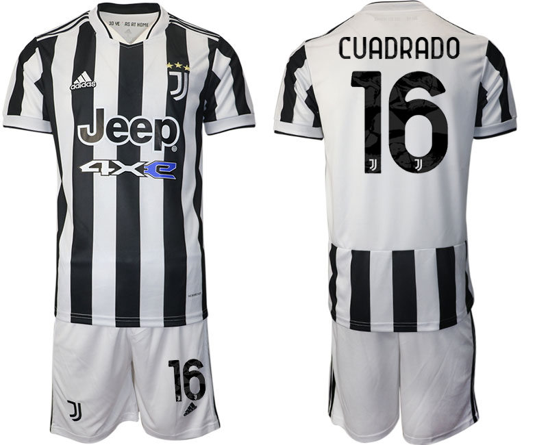 Men 2021-2022 Club Juventus home white #16 Adidas Soccer Jerseys->juventus jersey->Soccer Club Jersey
